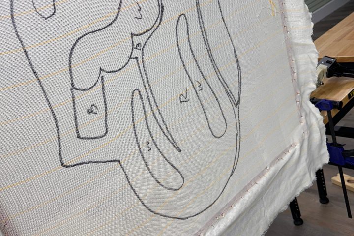 a close up of a piece of paper